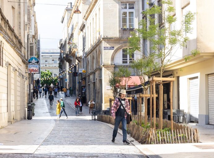 Bordeaux piétonnise à marche rapide