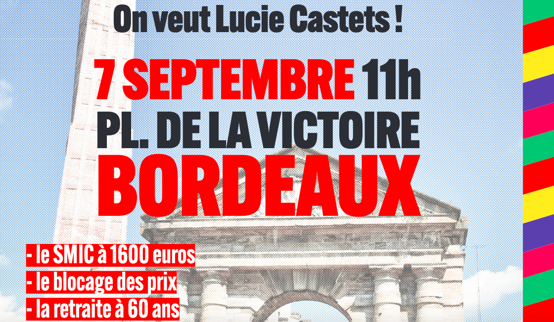 « Le Nouveau Front populaire doit gouverner » : manifestation ce samedi 7 septembre à Bordeaux