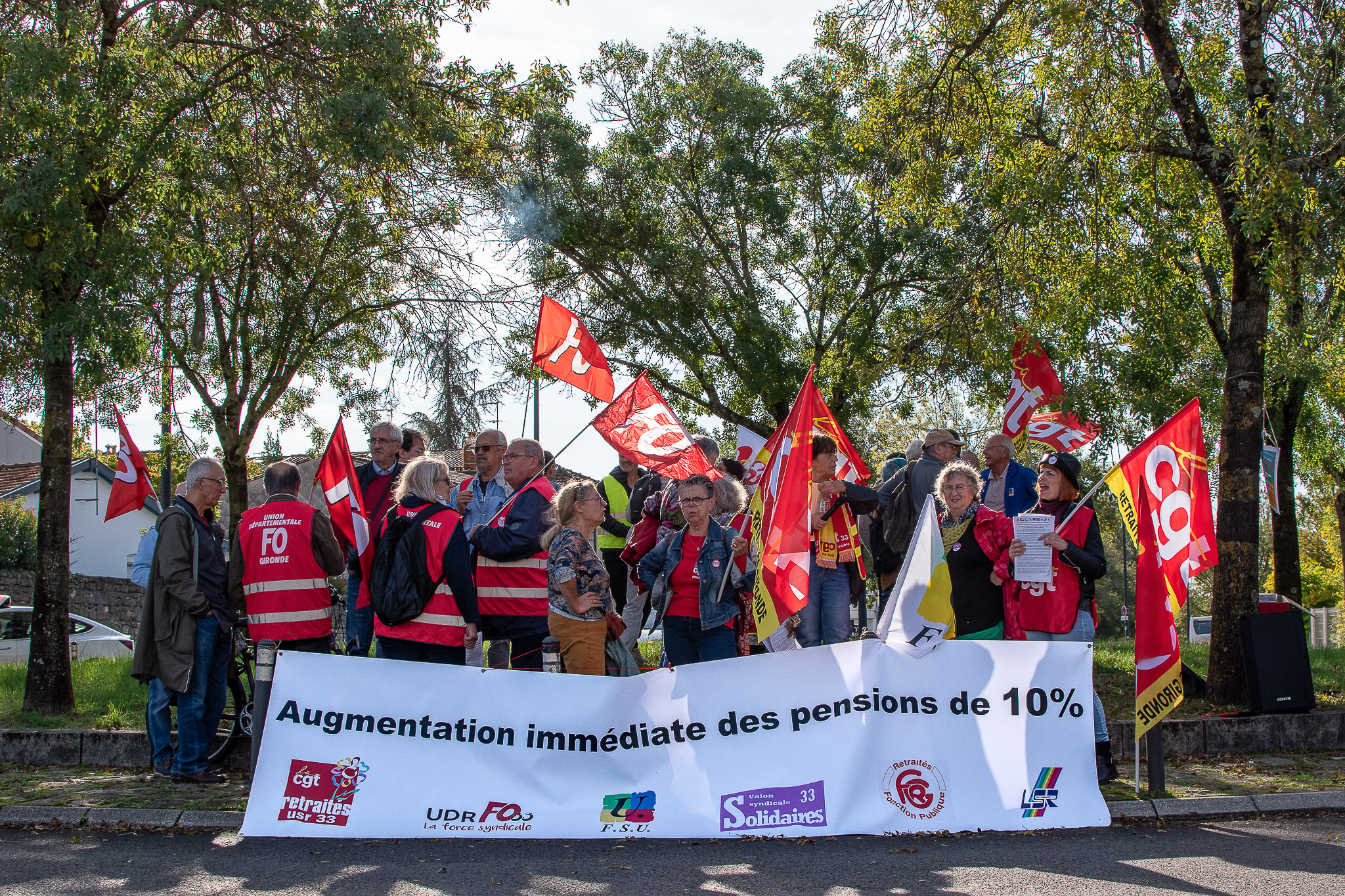 CHU de Bordeaux : les retraités mobilisés pour l’accès aux soins et la revalorisation des pensions