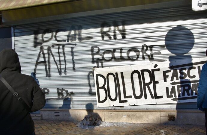 Le RN, l’Arena ou les Relay cibles d’actions contre Bolloré le week-end dernier à Bordeaux