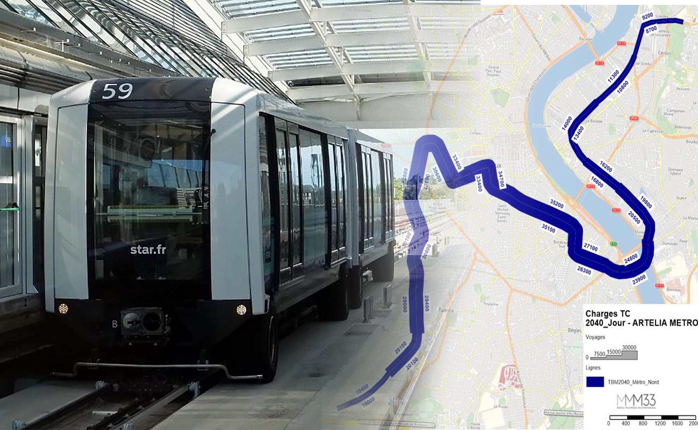 Métro à Bordeaux : peu emballée, la Métropole poursuit les études sur le scénario nord