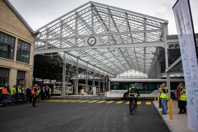 Le dépôt de bus de Lescure retrouve une seconde jeunesse