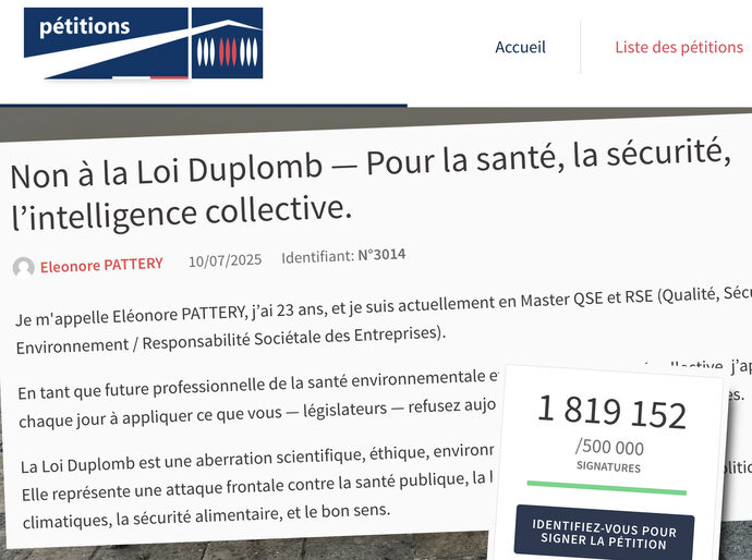 L’étudiante bordelaise, voix d’un million huit cent mille citoyens opposés à la loi Duplomb, sort du silence