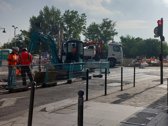Les commerçants pénalisés par les travaux du tram sur les quais finalement indemnisés ?