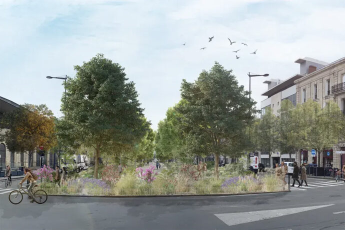 L’allée Serr « qui ne sert à rien » devient un espace vert avec chaises, bancs et tables de pique-nique