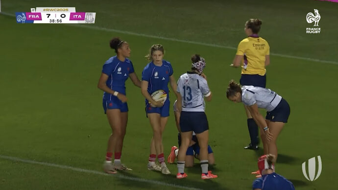« Heureuses mais frustrées », les Bleues lancent leur Coupe du monde de rugby par une victoire