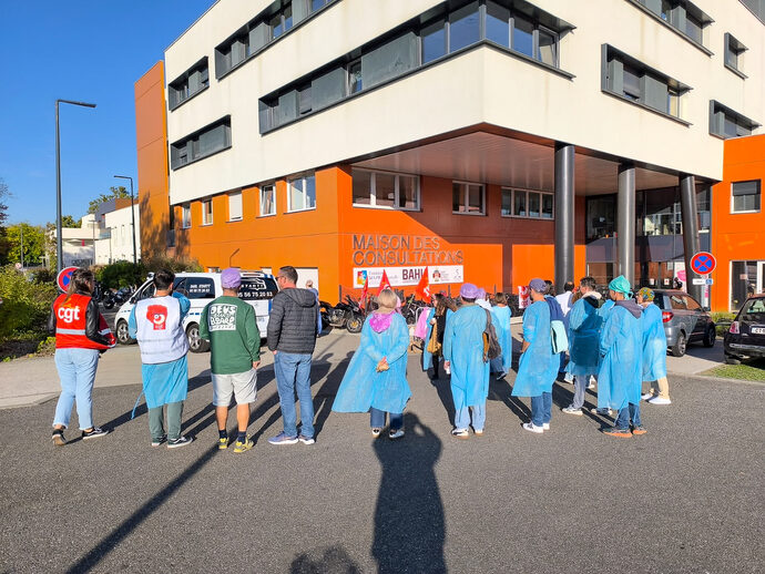 À l’hôpital Bagatelle de Talence, une grève éclair et une victoire en demi-teinte