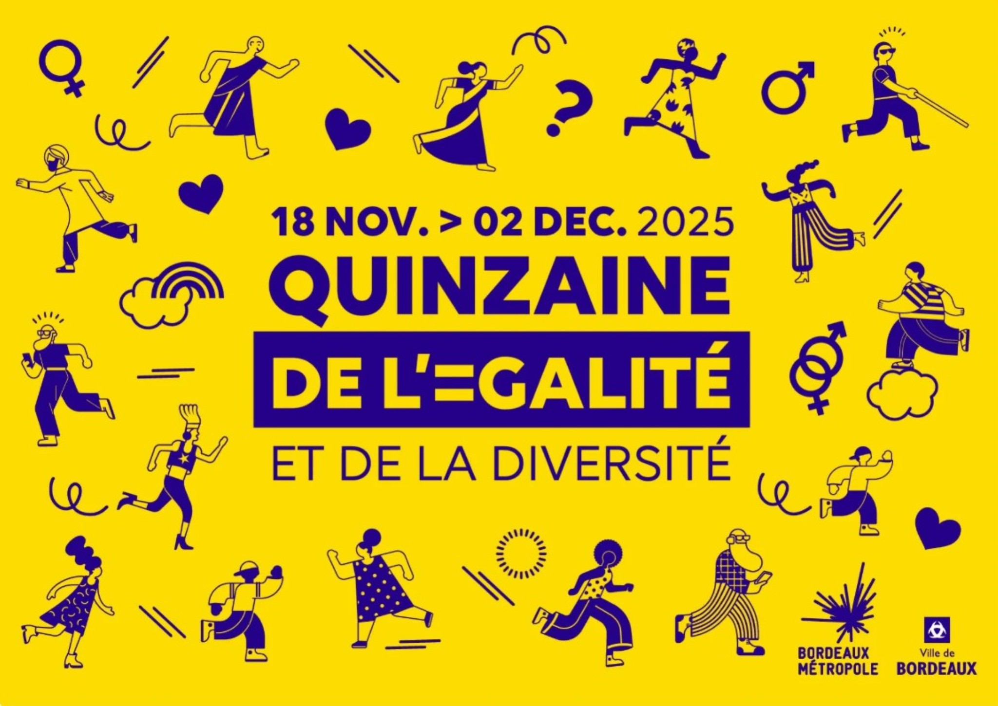 Quinzaine de l’égalité : 150 événements dans la métropole de Bordeaux pour la 12e édition