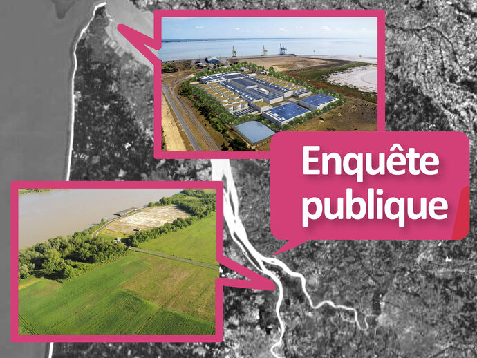 EMME et Pure Salmon : deux enquêtes publiques pendant les fêtes sur des menaces pour la Gironde