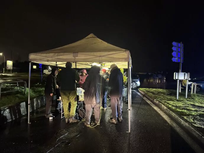 La Coordination Rurale 33 bloque le dépôt de carburant de Bassens