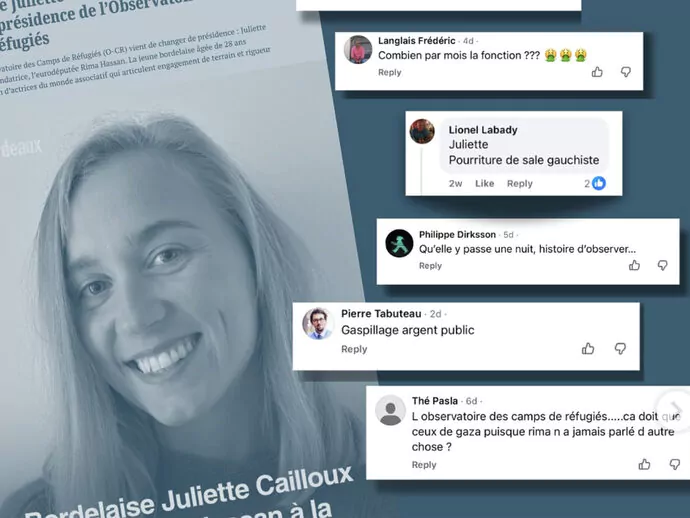 Déferlement de commentaires haineux contre Juliette Cailloux après son entretien dans Rue89 Bordeaux