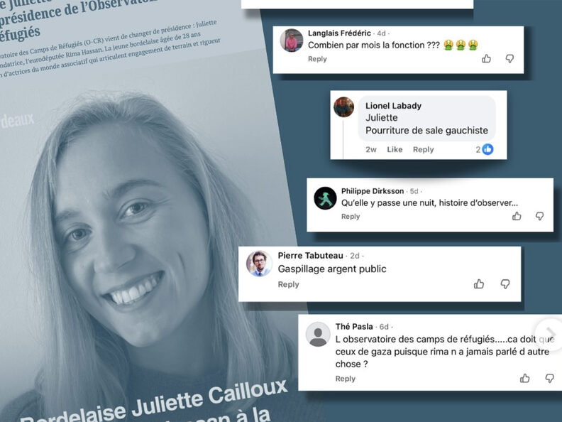 Déferlement de commentaires haineux contre Juliette Cailloux après son entretien dans Rue89 Bordeaux